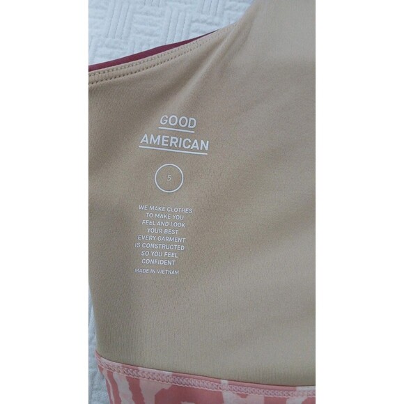 Good American Women's‎ Size 5 (2XL) Racerback Sports Bra Orange Animal Print - Picture 7 of 8